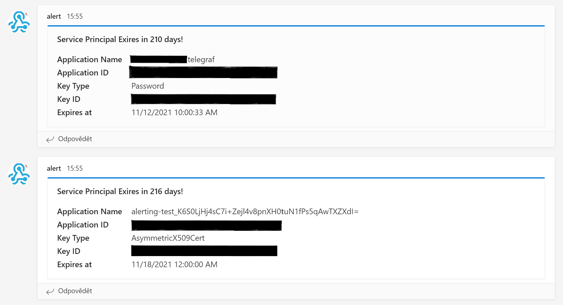 Teams Incomming Webhook